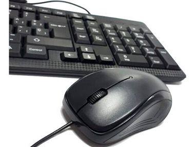 Kit sencillo de mouse y teclado sin luces...Ver fotos...51736179 - Img 60926334