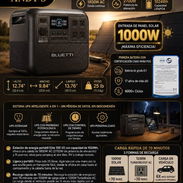 BLUETTI ELITE 100 V2  Estación de energía portátil con capacidad de 1024Wh, ofrece una salida de,A 750 usd.e - Img 56905219