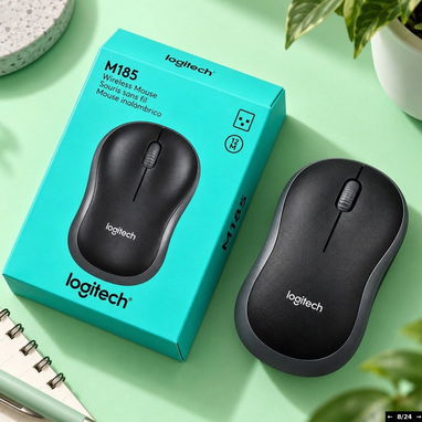 Mouse inalámbrico Logitech M185 - 2/3