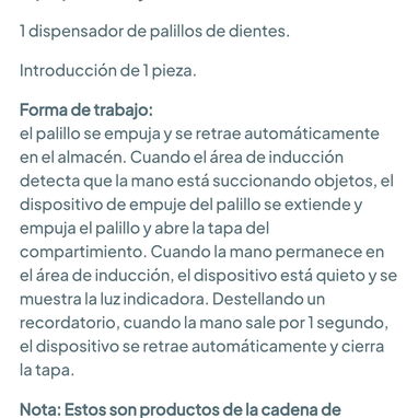 Caja de palillos de dientes inteligente 🌐 - 6/6