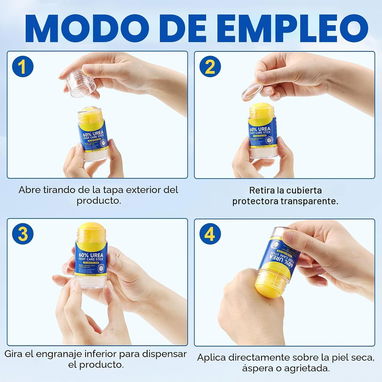 Barra de Cuidado de Pies — Urea 60% + Ácido Salicílico 2% - 6/8