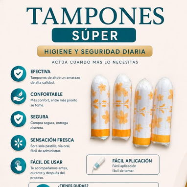 Condones, lubricantes, tampones, copas Menstruales - 4/6
