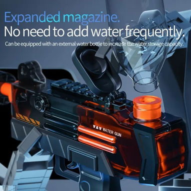 Pistola de Agua Eléctrica con Luces (Sin Pilas) | Con garantía | videojuegoshabana.com - Img 122991186