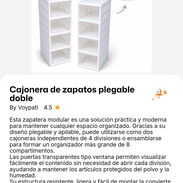 Cajonera de zapatos plegable doble - Img 58154581