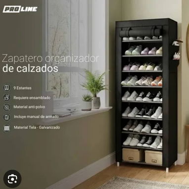 Zapatera de 10 pisos antipolvo - 8/10