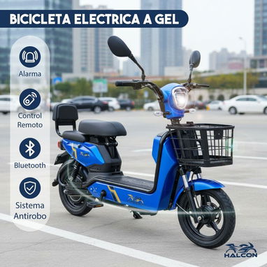 BICICLETA A GEL 48V 12AH HALCON - 2/8