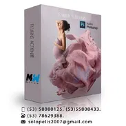 Fabric Library Action para agregar Telas fluidas unicas en Photoshop - Img 32570128