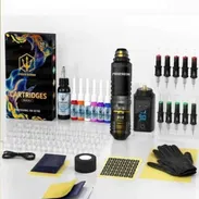 Kit completo con maquina inalámbrica de hacer tatuajes - Img 58254982
