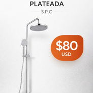 >? DUCHA MEZCLADORA PLATEADA - Img 57363247