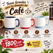 Tazas Grandes de Cerámica para los Amantes del Café - Img 58055397