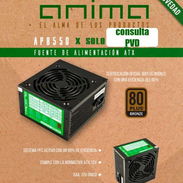 ⭐⭐⭐Ofertica⭐⭐⭐ Fuente de 550W, Marca: Tacens Anima, Cables Largos y Conectores de tarjeta d Video, Active PFC, 80 Plus B - Img 55752213