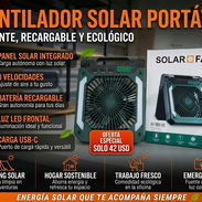 Ventilador recargable solar fan - Img 57306640