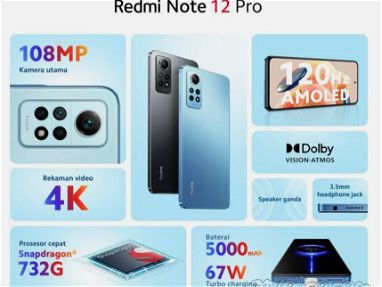 Redmi Note 12 Pro 4G 256 GB 6,67" 6GB NUEVO - Img 65821932