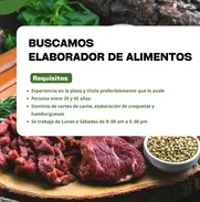 BUSCAMOS ELABORADOR DE ALIMENTOS - Img 50933438
