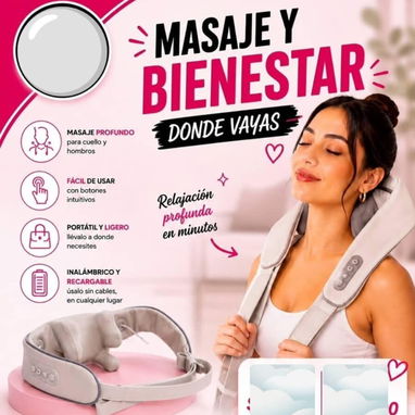 Masajeador eléctrico de cuello , hombro y espalda baja 💕 - 2/6