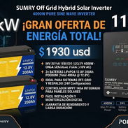 SUMRY Off Grid Hybrid Solar Inverter 5Kw 110 v - Img 56884793