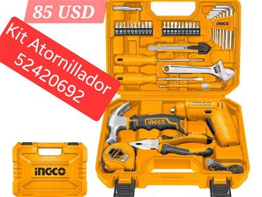 Kit atornillador, herramientas - Img 67752512