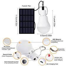 Bombillo Recargable con Panel Solar - 2/7