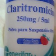 Claritromicina susp 250mg/5ml, 100 ml, importado - Img 45839622