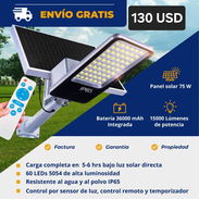 Lámpara solar para alumbrado público 800w - Img 56160815