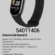!!! SMART WATCH Xiaomi Mi Band 8 Display: 1.62", 192x490px, 600nits, AMOLED, 60Hz!!! - Img 45514668
