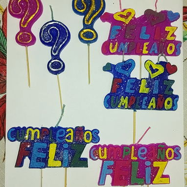 Venta de velitas artesanales de cumpleaños. - Img 126029743