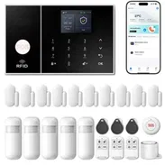 Sistema de alarma inalámbrico de 24 piezas con WiFi y 4G - Img 56693249