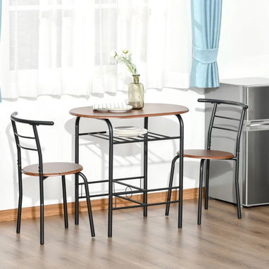 Conjunto de Mesa Moderna con 2 Sillas - Img 122716345