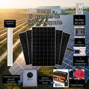 Combo Inversor solar híbrido Zeneogk 6.2k 110v / 220v Batería 10kwh 6 Paneles Solares 7150 usd - Img 56692336