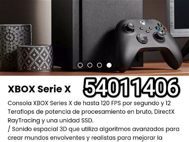 !!XBOX Serie X Consola XBOX Series X de hasta 120 FPS por segundo y 12 Teraflops de potencia de procesamiento en bruto!! - Img main-image