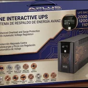 NEW BACKUP EN CAJA APLUS 2000VA 110V 1200 W 2 BATERÍAS INCLUIDAS DE 12V 9AH - Img 56954664