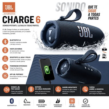 Vendo Bocina JBL CHARGE 6 - 2/2
