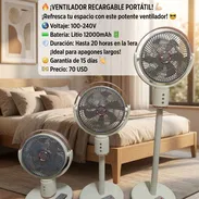 Ventilador recargable - Img 55657799