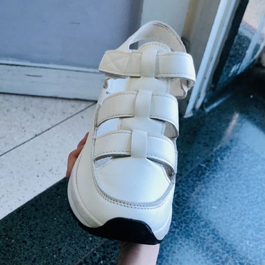 ZAPATOS BLANCOS DE MUJER  #38 (poco uso) - 4/4