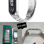 Manillas metálicas Marca Mijobs para Xiaomi Mi band:   3/4, 5/6 y 8/9  Precio : 15 USD   Habana, Cerro, latinoamericano. - Img 48082399