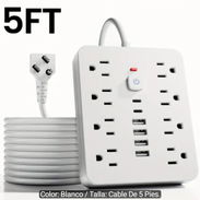 Extensión de múltiple 14 en 1 con protección contra sobrecarga - Img 57694450