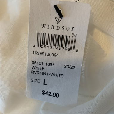 vestido blanco windsor nuevo importado - Img 120884116