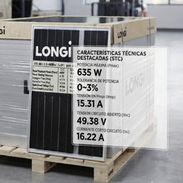 Agotado!!! Panel solar Longi Mono cristalino 635W - Img 56735239