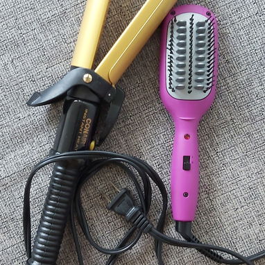 💇‍♀️🥰Plancha de cabello Conair 2-in-1 y Cepillo alisador de cabello eléctrico - 2/2