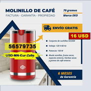 FG-MOLINILLO CAFE 70 gramos 56579735 /(USD-MN-Eur-Zelle)/ Garantía 6m / Envio Gratis - Img 53932335