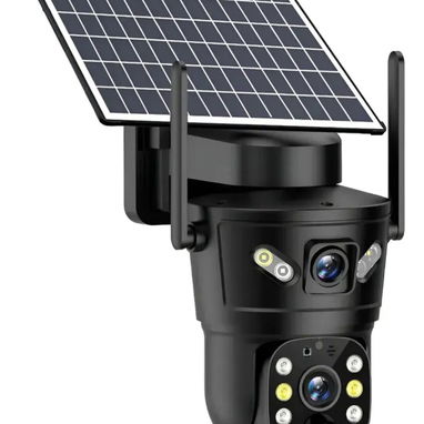 Cámara de seguridad solar 3 lentes - Img 123017564