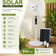 Ventilador Solar de Pedestal SACO 16 - Img 55930530