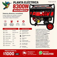 Planta eléctrica 8300w maxmech - Img 56706285