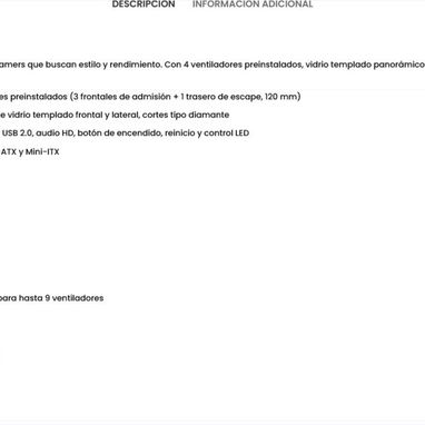 (X) Chasis GAMER KEDIERS K4 – ATX Torre Media, Vidrio Templado Doble, 4 Ventiladores Preinstalados, USB-C - Img 126474043