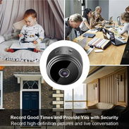 🚨📸 ¡CÁMARA A9 MINI RECARGABLE! 📸🚨 🔐 SEGURIDAD EN TUS MANOS 🔐 Pequeña, discreta y súper práctica para mantener vigi - Img 58300171