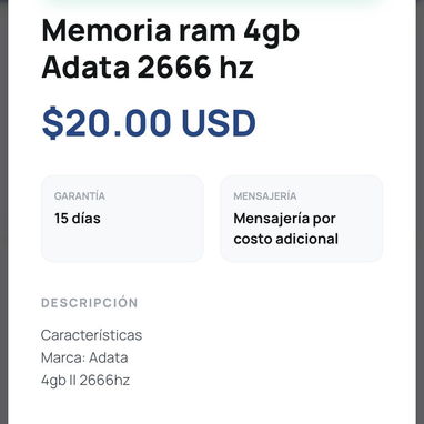 Memoria ram 4 GB - Img 126330972