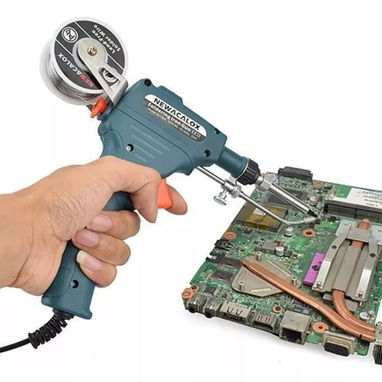 🔥🔧 PISTOLA DE SOLDAR CON ALIMENTACIÓN AUTOMÁTICA DE ESTAÑO ⚡ - Img 120236569