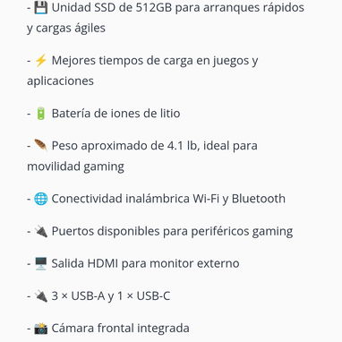 Laptop MSI Thin 15 Gaming 15.6" FHD 144Hz Core i5-13420H RTX 3050 16GB 512GB SSD (Modelo: Thin 15 B13UC-1000US) Gris 🔶 - 8/8