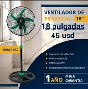 Ventilador de pedestal 1año de garantía - Img 49671589