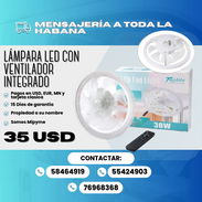 💡🌬️ LÁMPARA LED CON VENTILADOR INTEGRADO TOPLITE – ¡Iluminación y frescura en un solo producto!  💲 Precio: 35 USD - Img 58332967